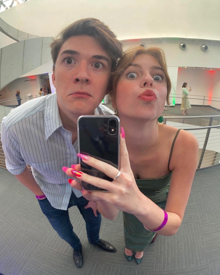 Elizabeth and Nicholas at the Salvador Dalí Museum in St. Petersburg, Florida.