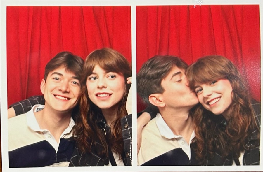 A second photobooth strip from the same booth at West Egg Cafe.